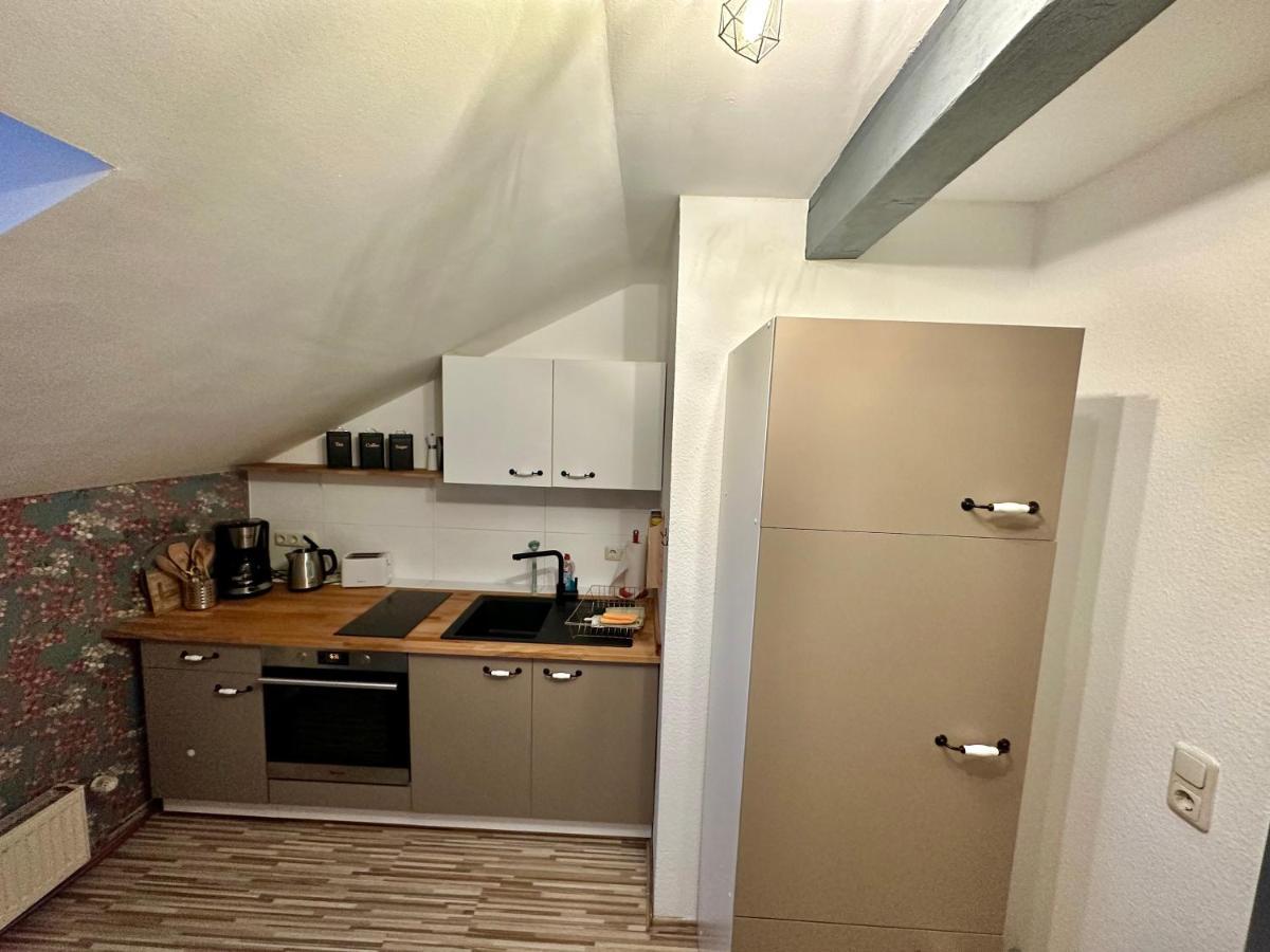 Apartment Zum Roten Fuchs Inkl. Parkplatz 埃尔福特 外观 照片